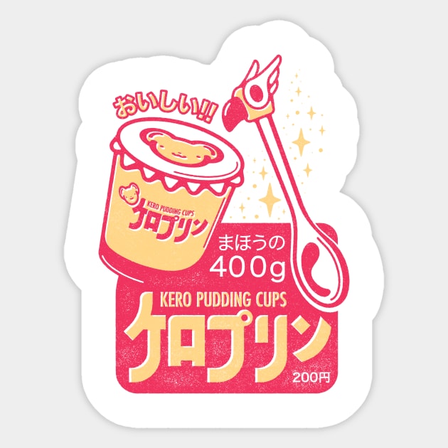 Kero Pudding Sticker by TravisPixels